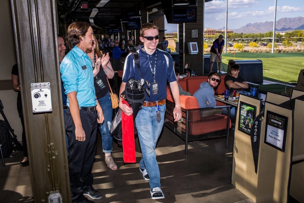 Topgolf helps celebrate a wish for Pete with Make-A-Wish
